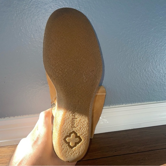 Y2K timberland boots ankle boots wedge boots heel leather boots zipper boots - Picture 7 of 16